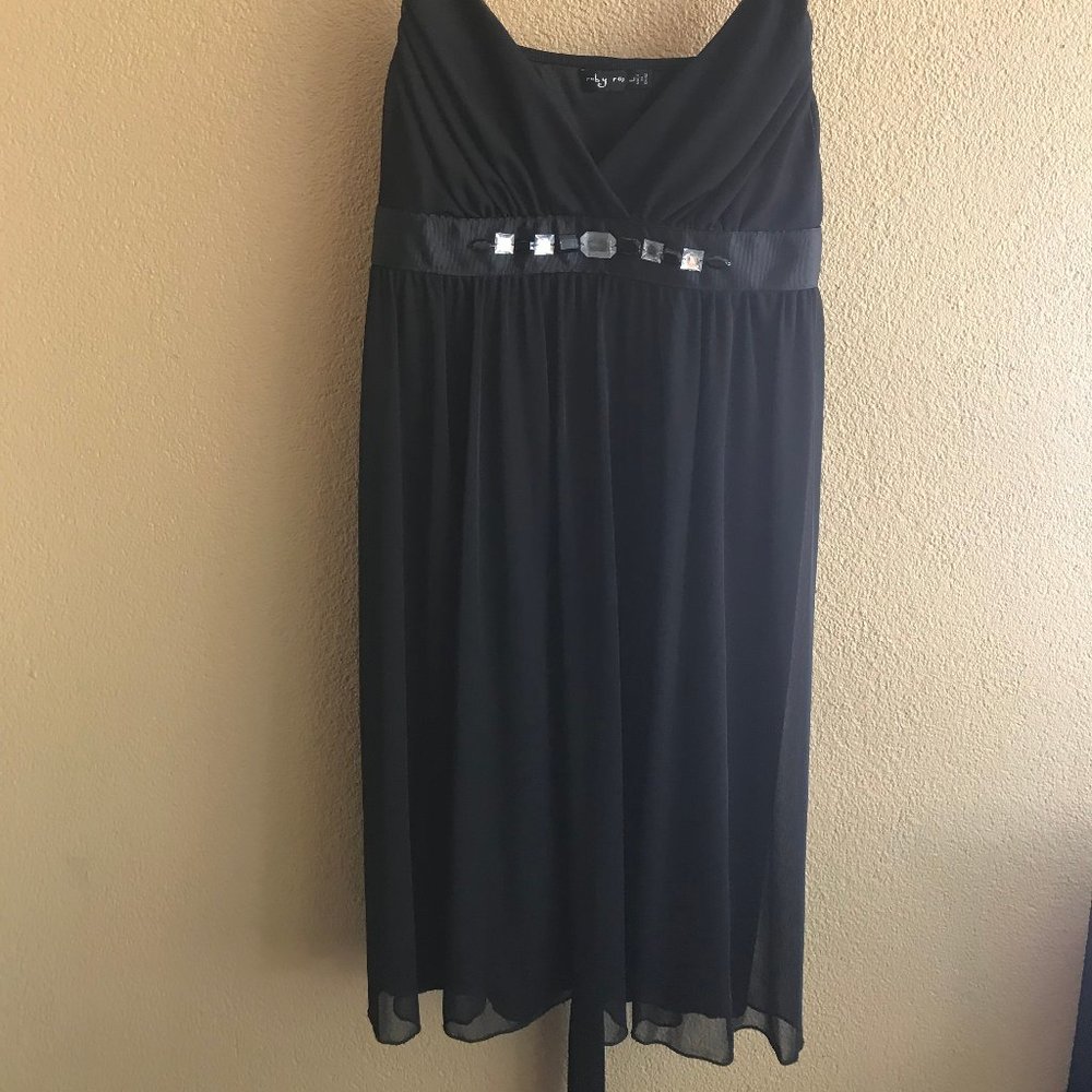 Ruby Rox Black Gem Dress - Picture 3 of 7